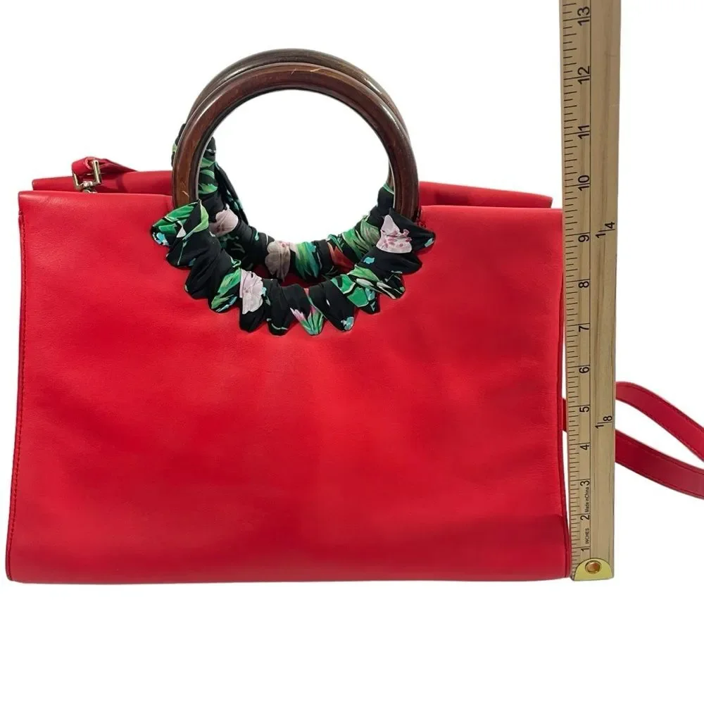 Kate Spade Prickly Pear Red Ridgefield Street Katarina Leather Bag Purse‎